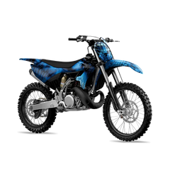 Kryptek Blue Lightning Dirt Bike Wraps