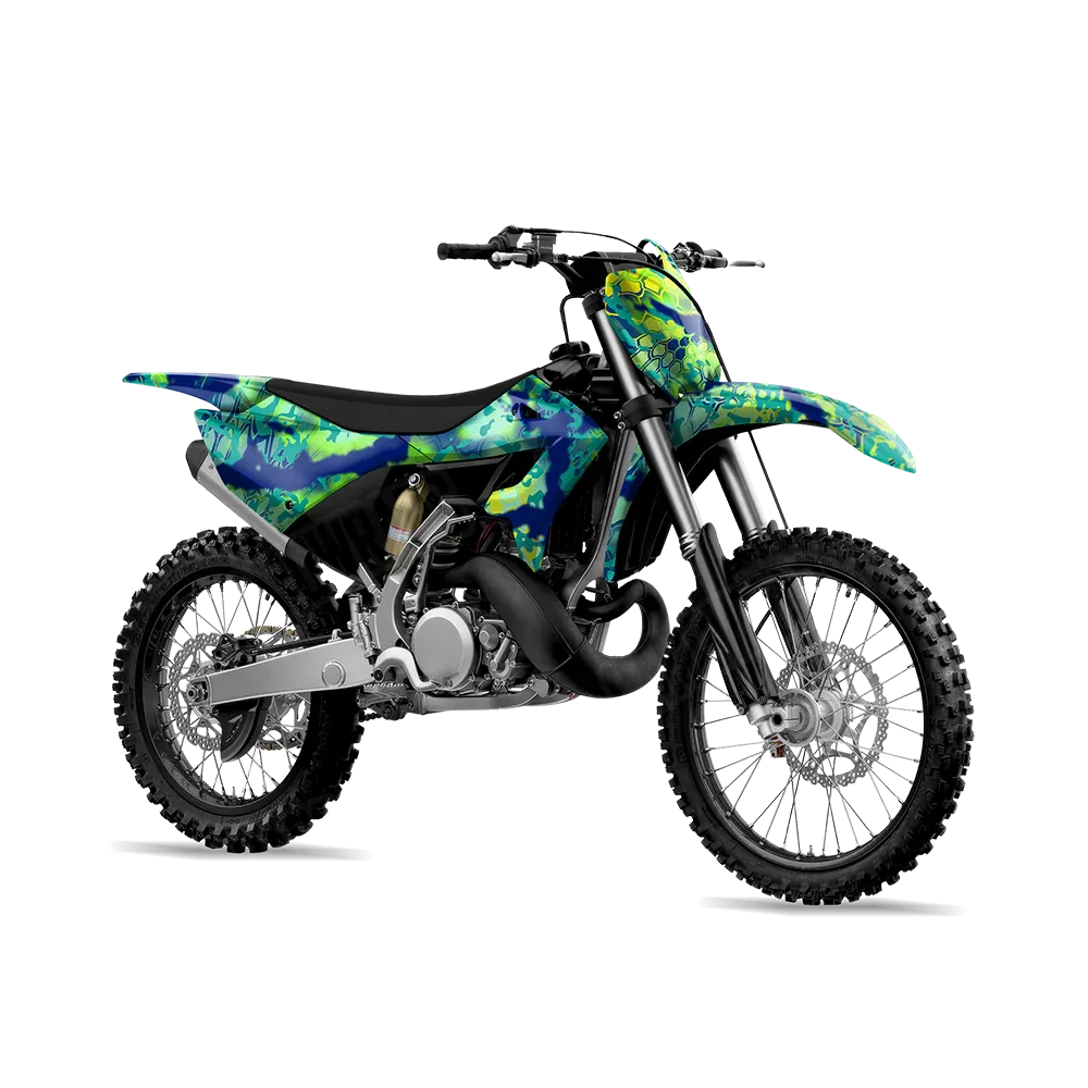 Kryptek Obskura Mahi Mahi Dirt Bike Wraps