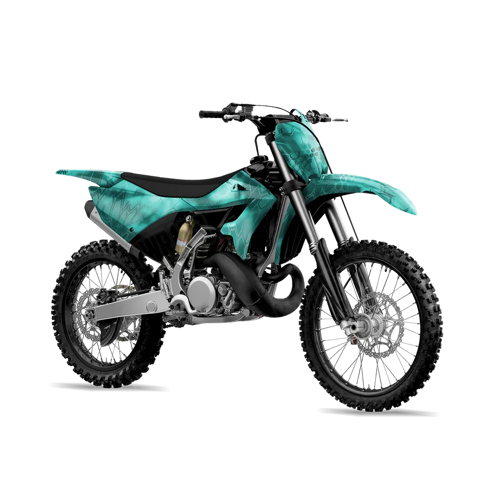 Kryptek Tiffany Blue Dirt Bike Wraps