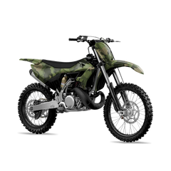 Cumulus Army Green Dirt Bike Wraps