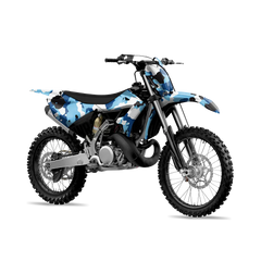 Cumulus Baby Blue Dirt Bike Wraps