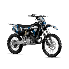 Cumulus Blue Tiger Dirt Bike Wraps