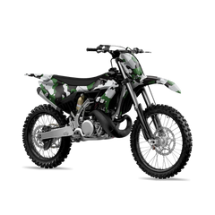 Cumulus Green Tiger Dirt Bike Wraps