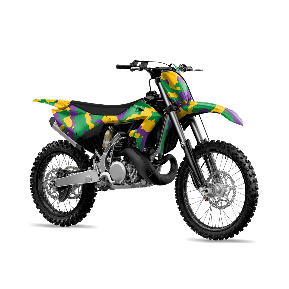 Cumulus Mardi Gras Dirt Bike Wraps