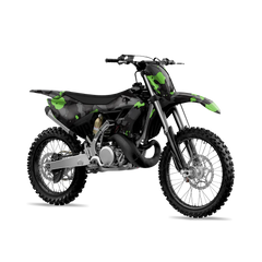 Cumulus Metro Green Dirt Bike Wraps
