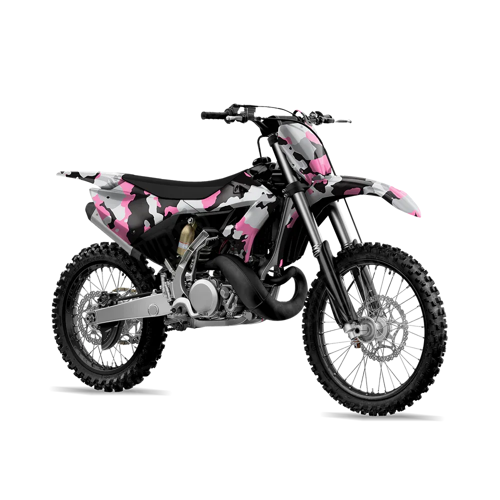 Cumulus Pink Tiger Dirt Bike Wraps