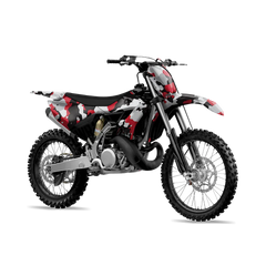 Cumulus Red Tiger Dirt Bike Wraps