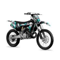 Cumulus Tiffany Blue Tiger Dirt Bike Wraps