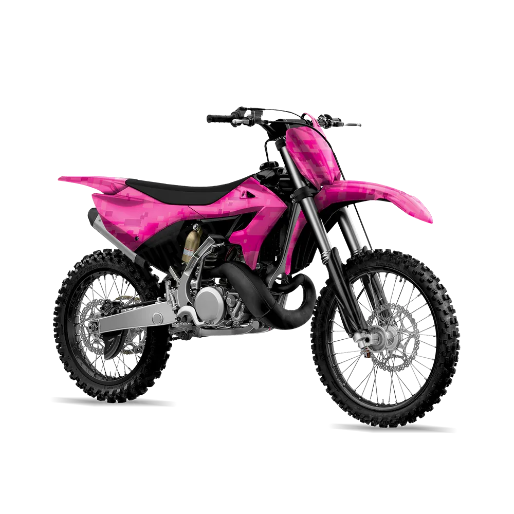 Digital Elite Magenta Dirt Bike Wraps