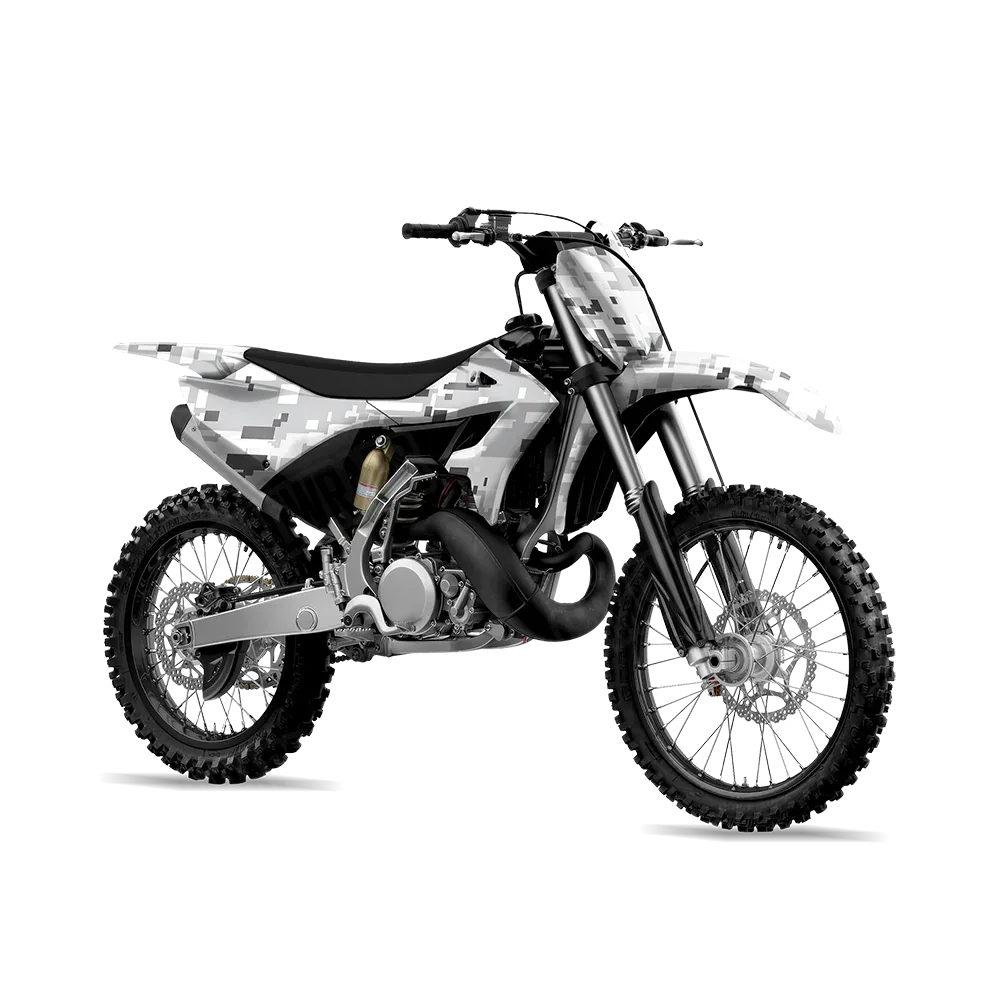 Digital Snow Dirt Bike Wraps