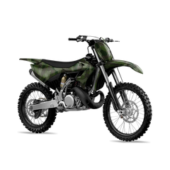 Ragged Army Dark Green Dirt Bike Wraps