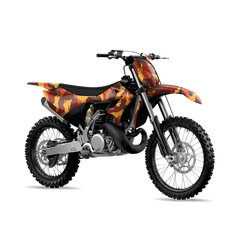 Ragged Autumn Dirt Bike Wraps