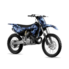 Ragged Blue Urban Night Dirt Bike Wraps