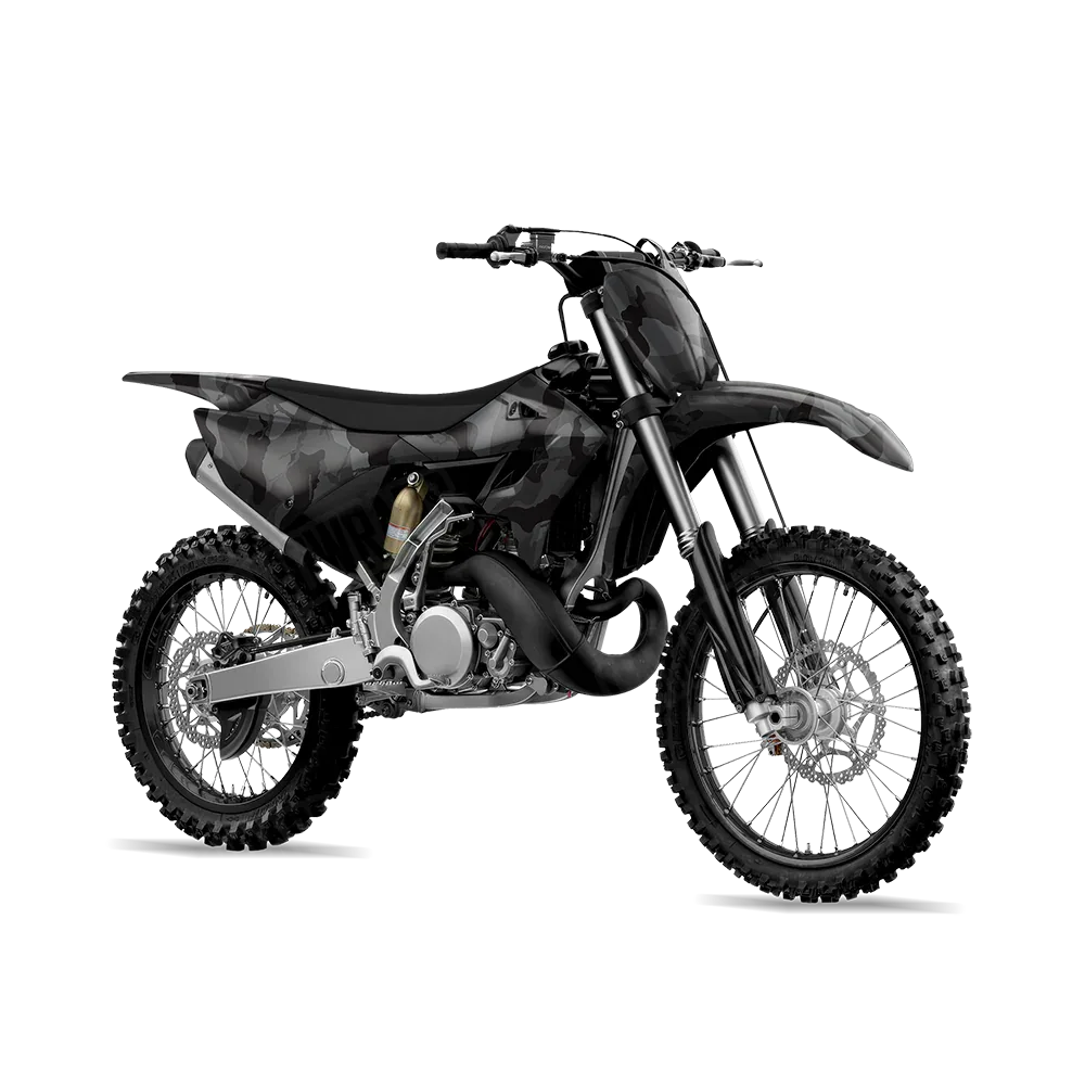 Ragged Elite Black Dirt Bike Wraps