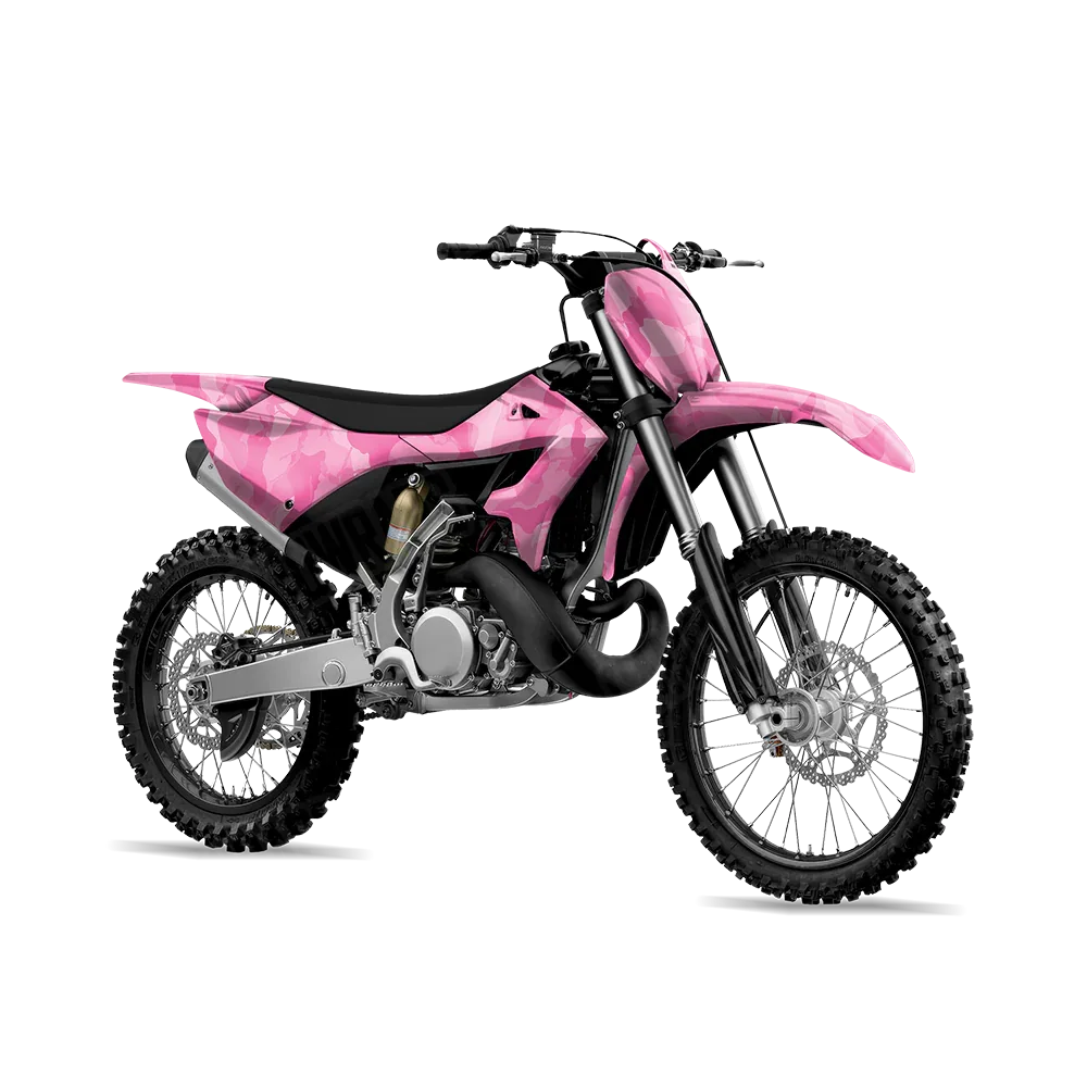 Ragged Elite Pink Dirt Bike Wraps