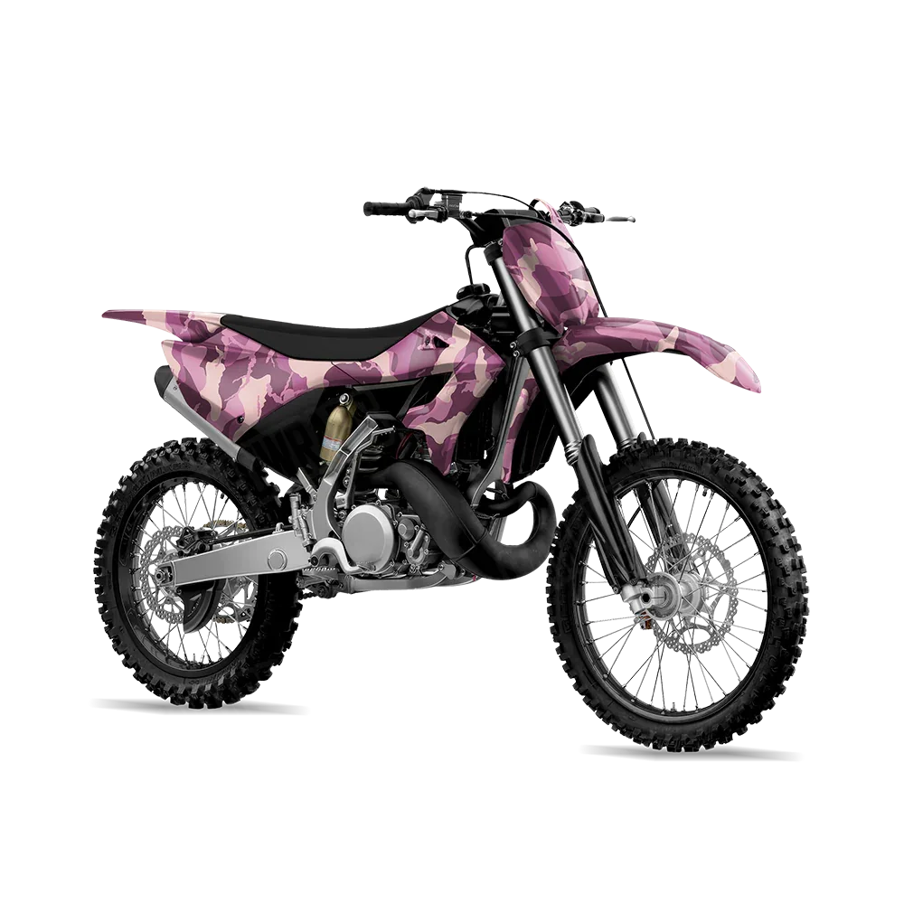 Ragged Floral Dirt Bike Wraps