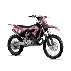 Ragged Floral Dirt Bike Wraps