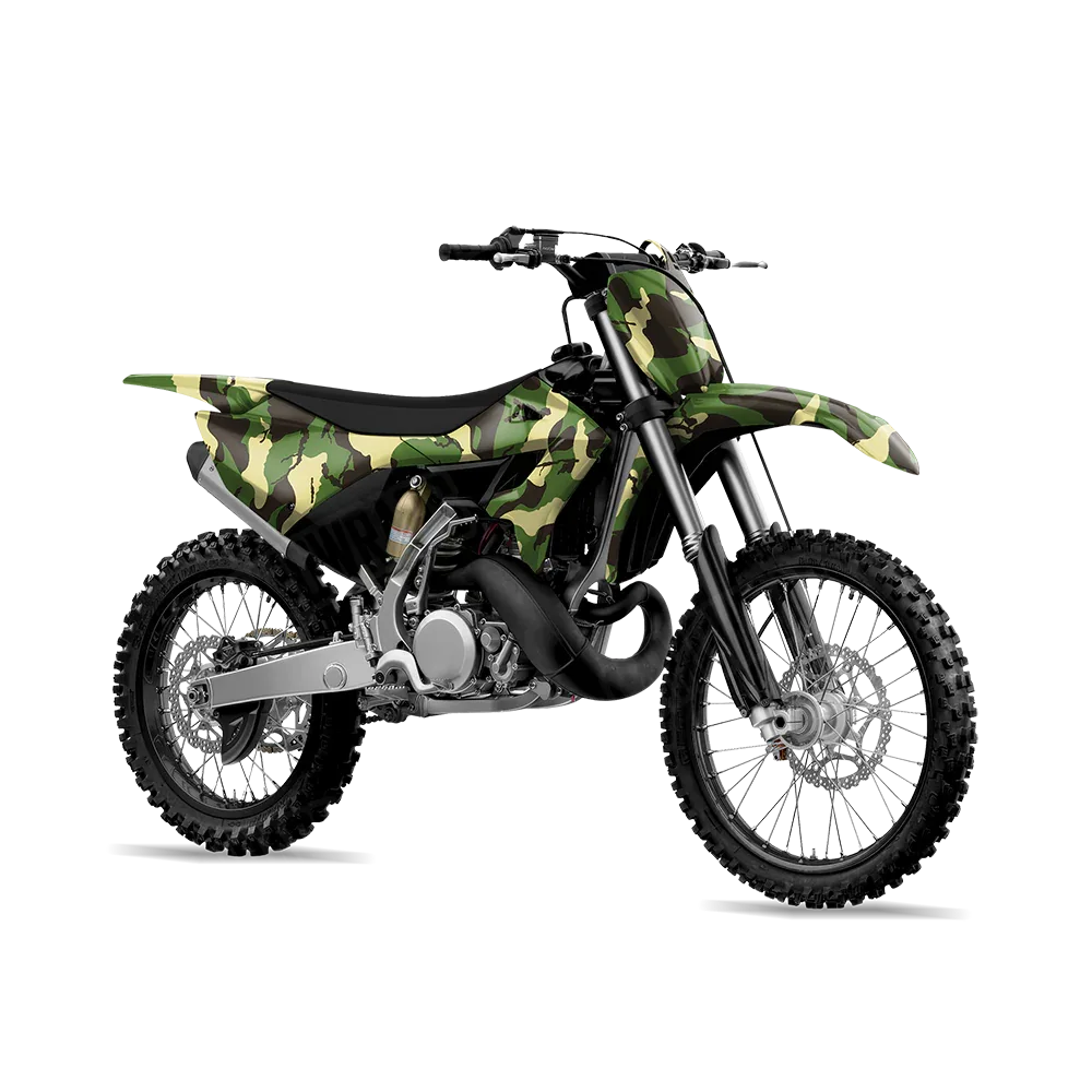 Ragged Jungle Dirt Bike Wraps