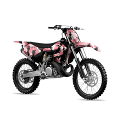 Ragged Pink Dirt Bike Wraps