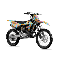 Ragged Sherbert Dirt Bike Wraps