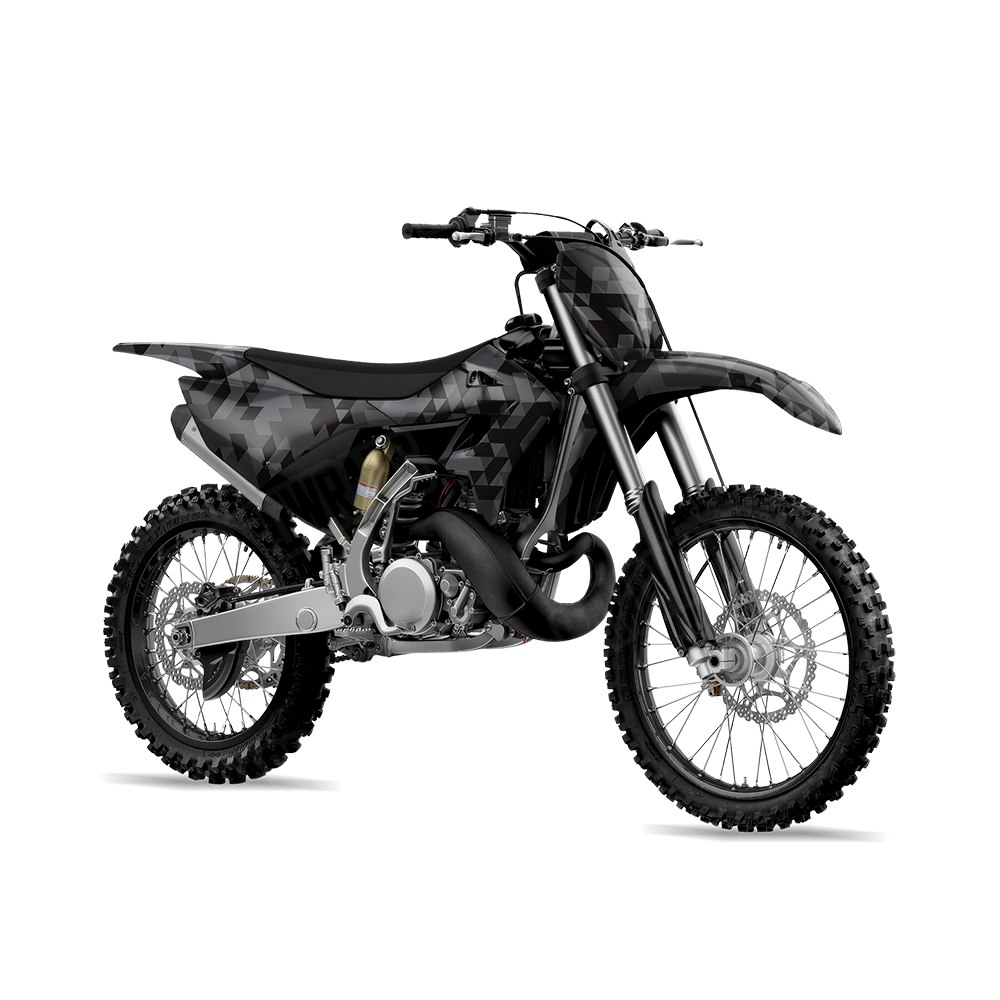 Triangle Elite Black Dirt Bike Wraps