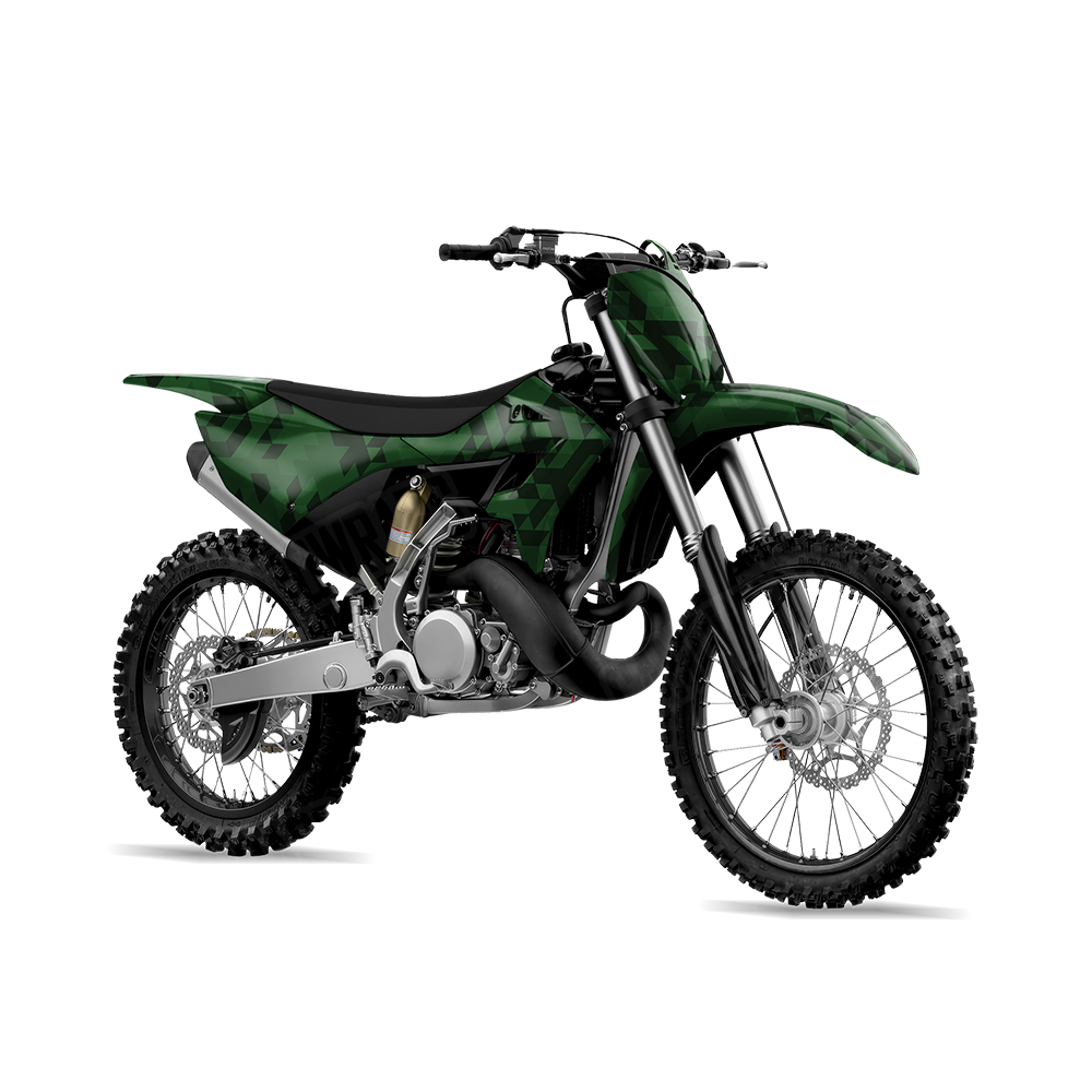 Triangle Elite Green Dirt Bike Wraps