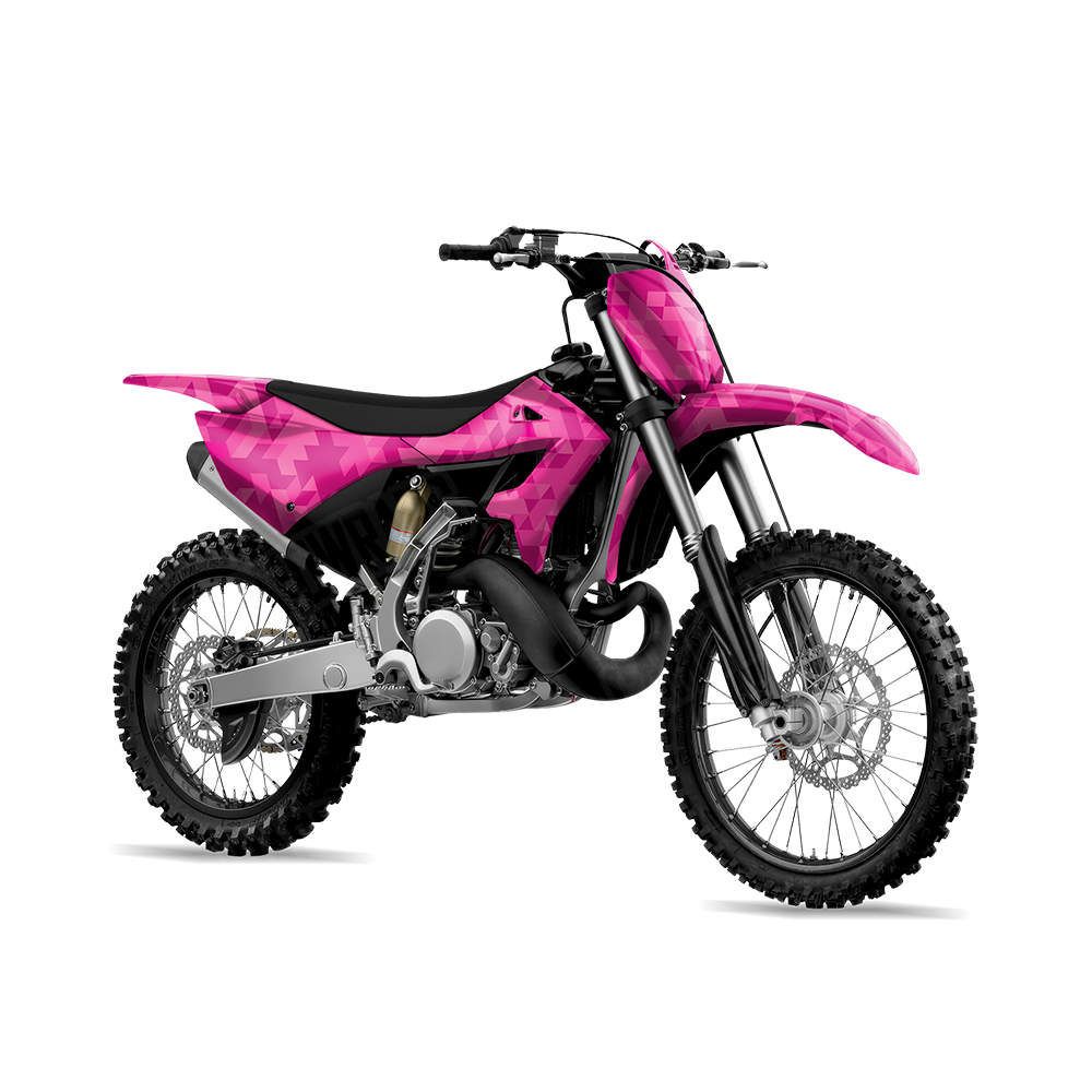 Triangle Elite Magenta Dirt Bike Wraps