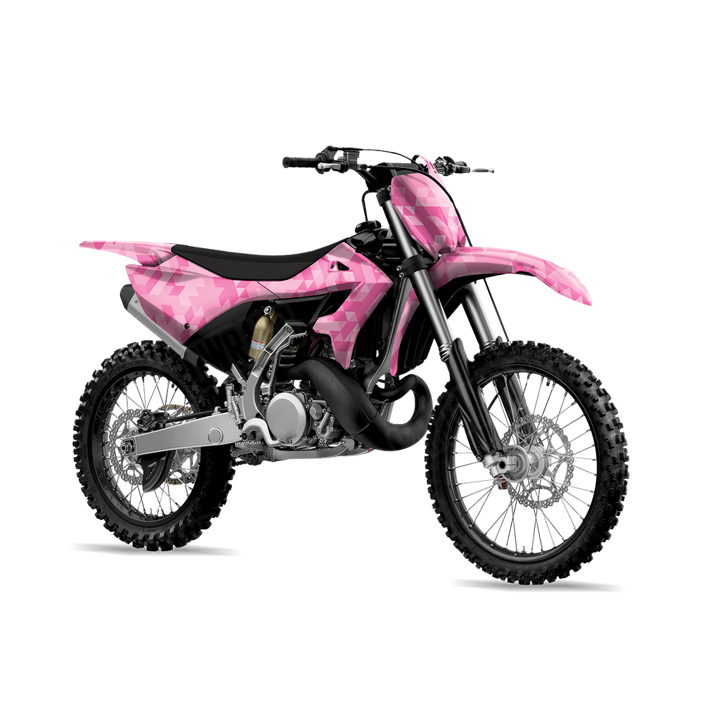 Triangle Elite Pink Dirt Bike Wraps