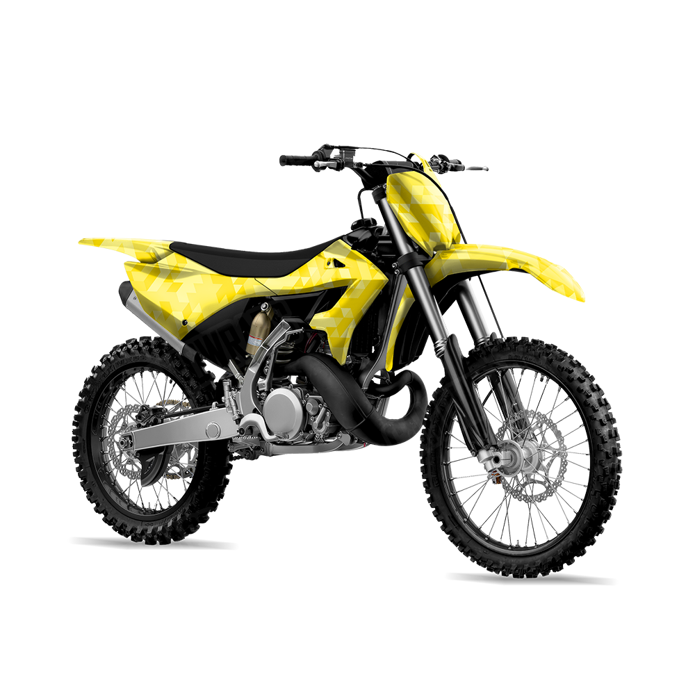 Triangle Elite Yellow Dirt Bike Wraps