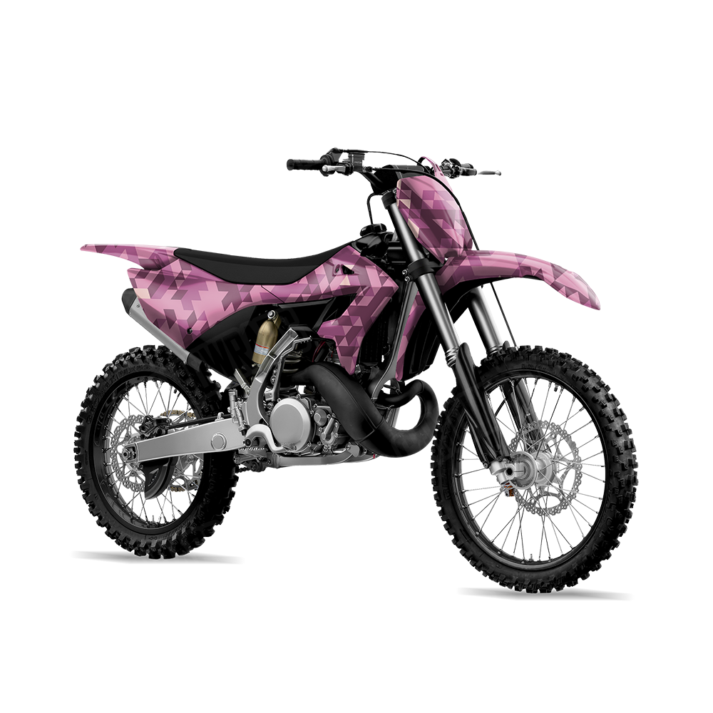 Triangle Floral Dirt Bike Wraps