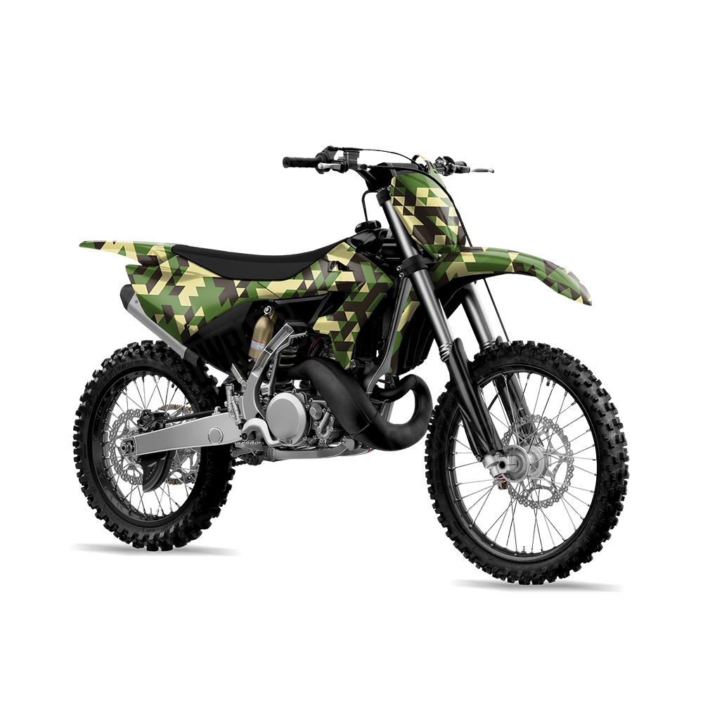 Triangle Jungle Dirt Bike Wraps
