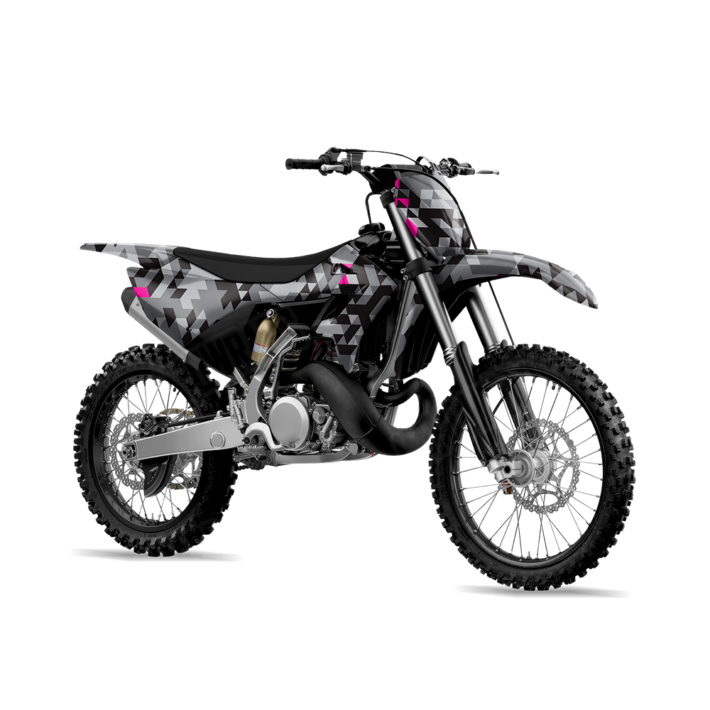 Triangle Urban Magenta Dirt Bike Wraps