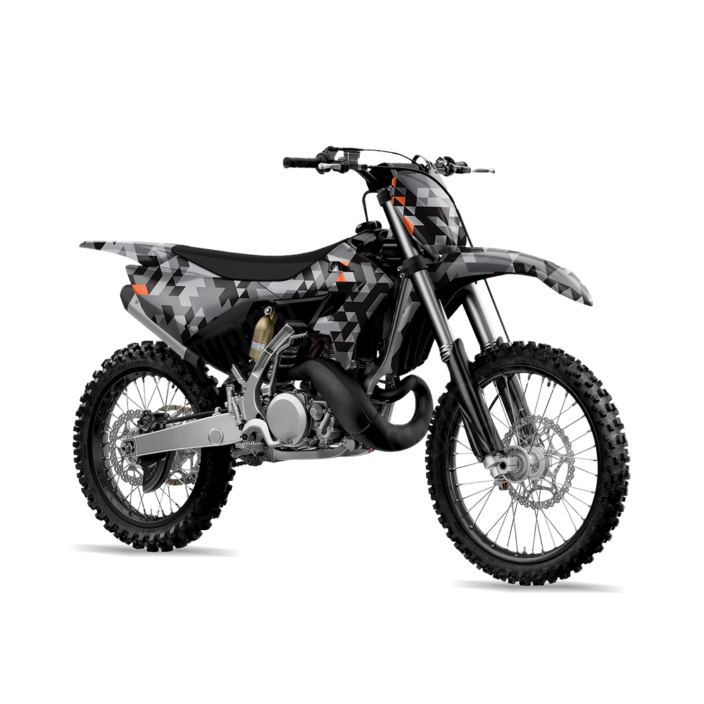 Triangle Urban Orange Dirt Bike Wraps