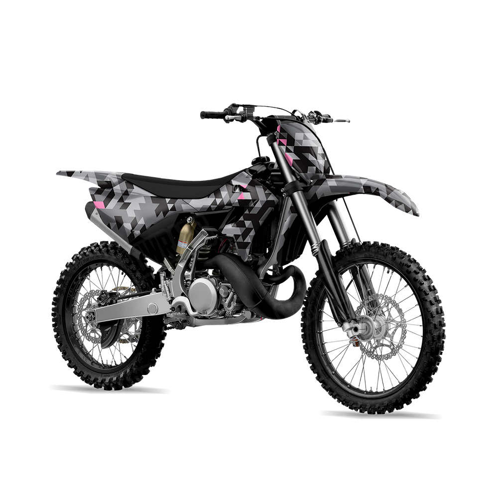 Triangle Urban Pink Dirt Bike Wraps