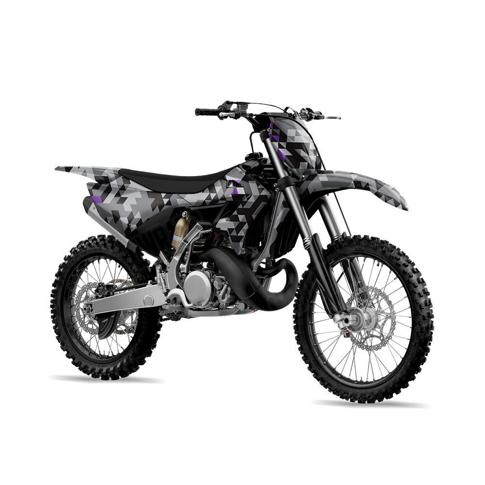 Triangle Urban Purple Dirt Bike Wraps