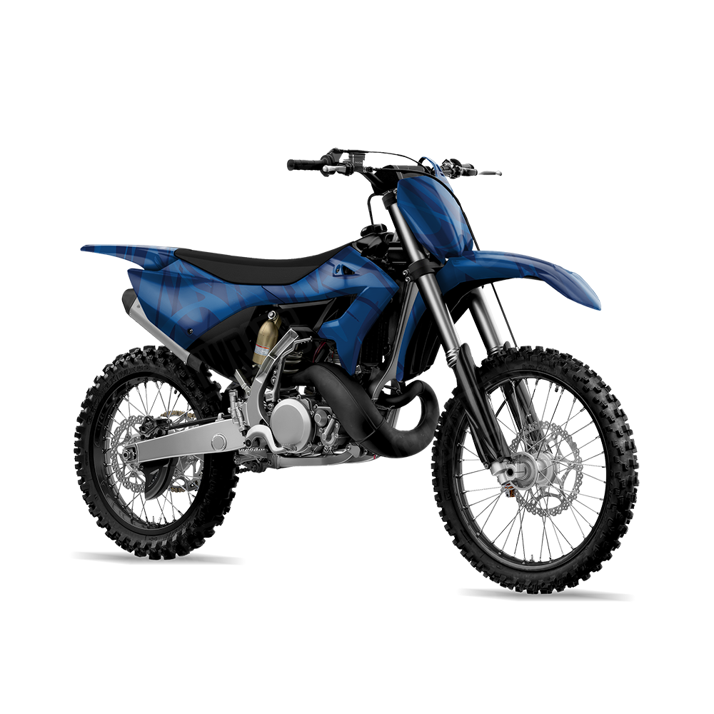 Liquid Smoke Elite Blue Dirt Bike Wraps