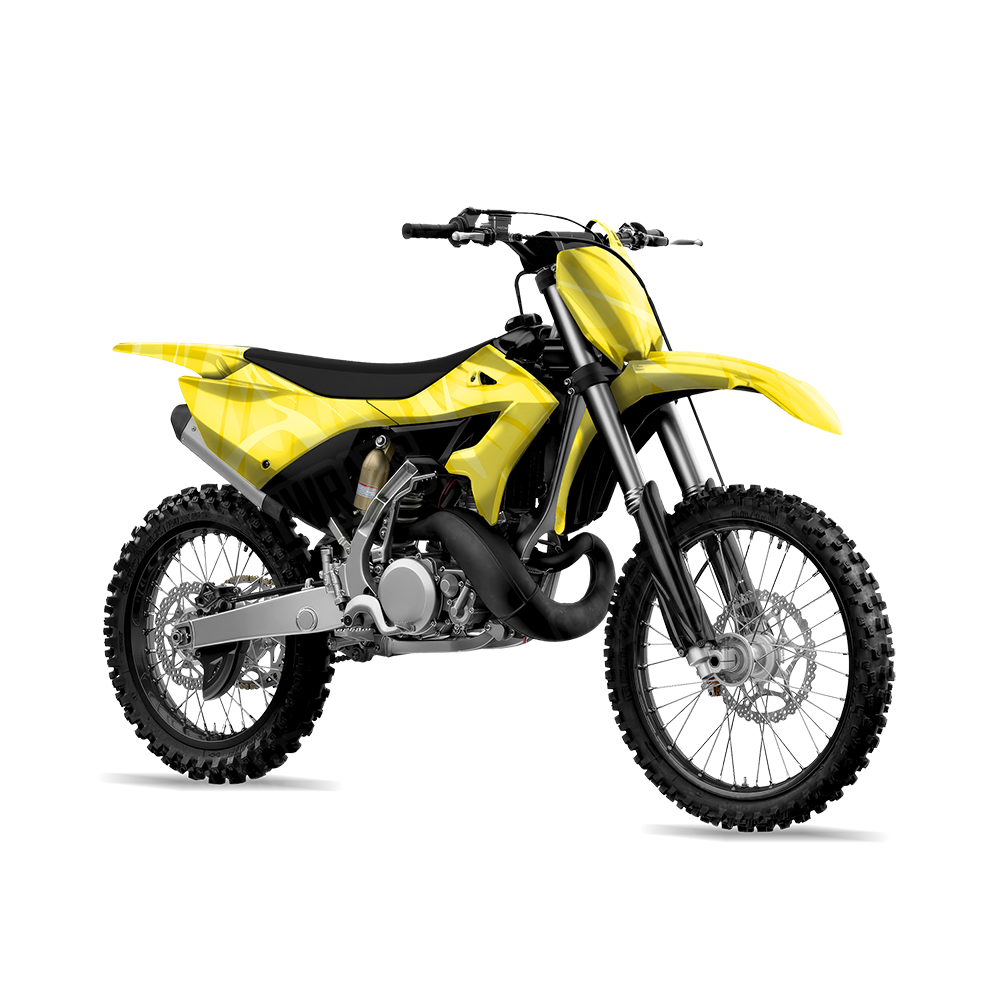Liquid Smoke Elite Yellow Dirt Bike Wraps