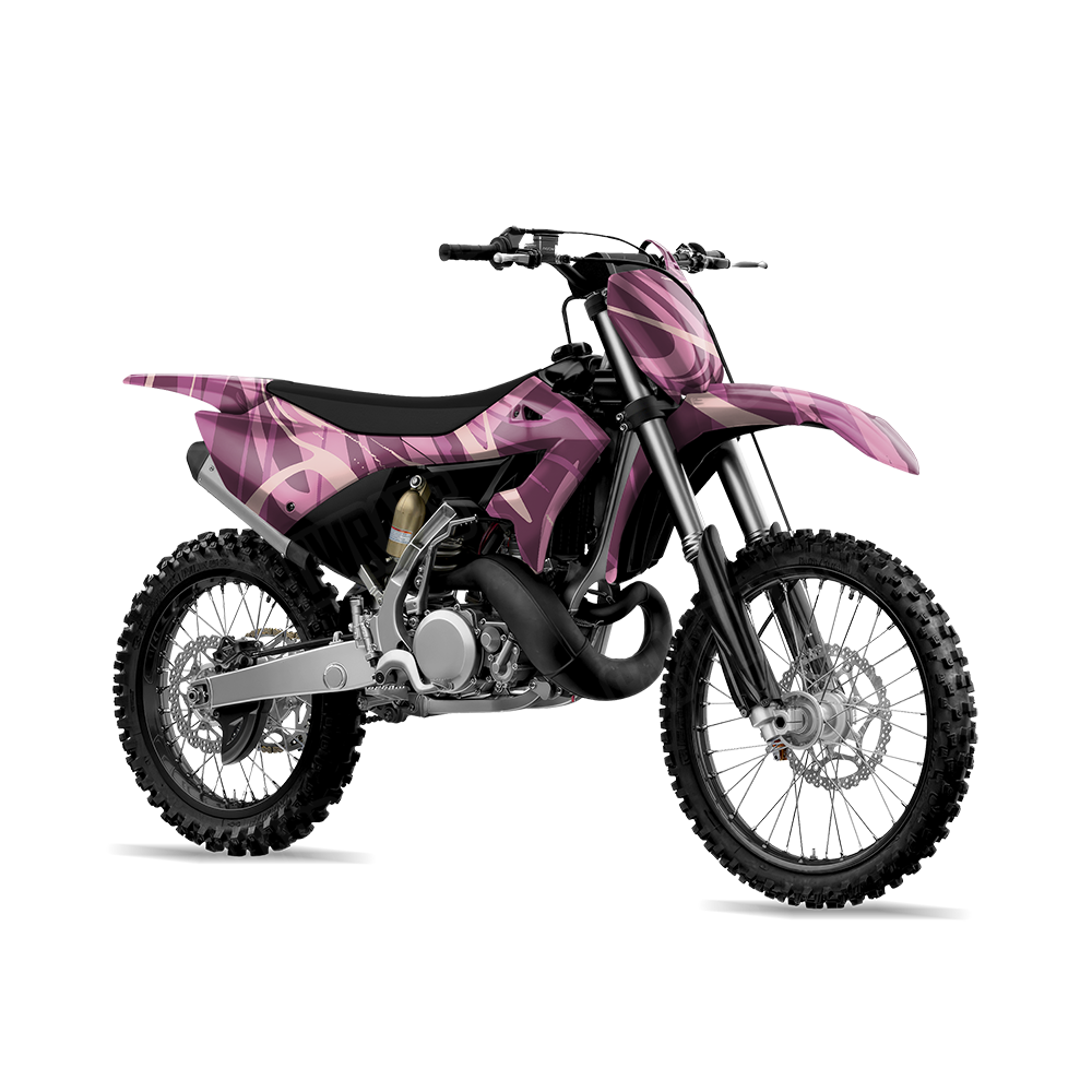 Liquid Smoke Floral Dirt Bike Wraps