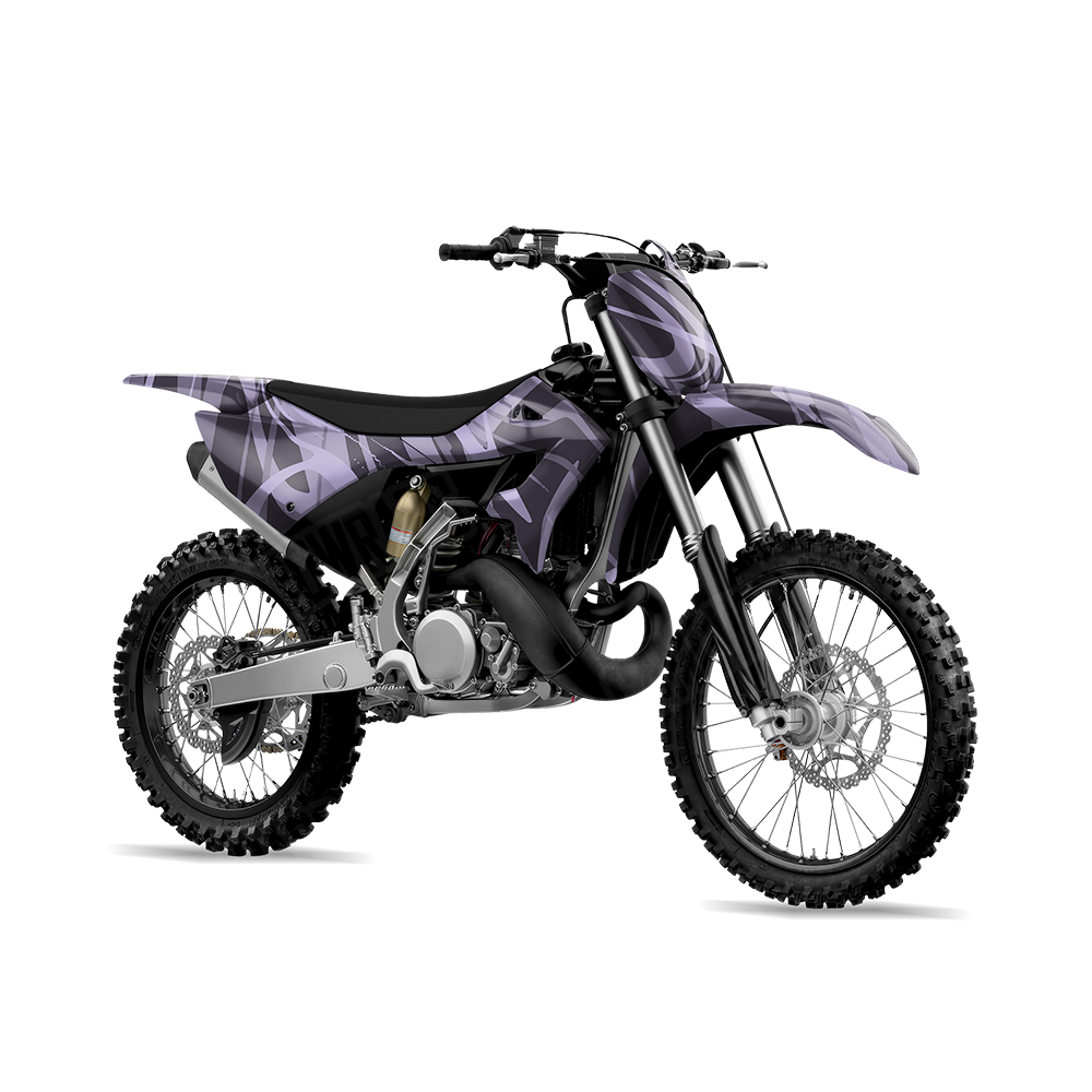 Liquid Smoke Lilac Dirt Bike Wraps
