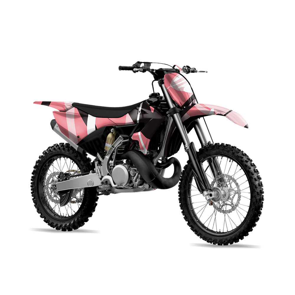 Liquid Smoke Pink Dirt Bike Wraps