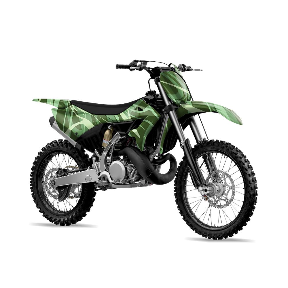 Liquid Smoke Pistachio Dirt Bike Wraps