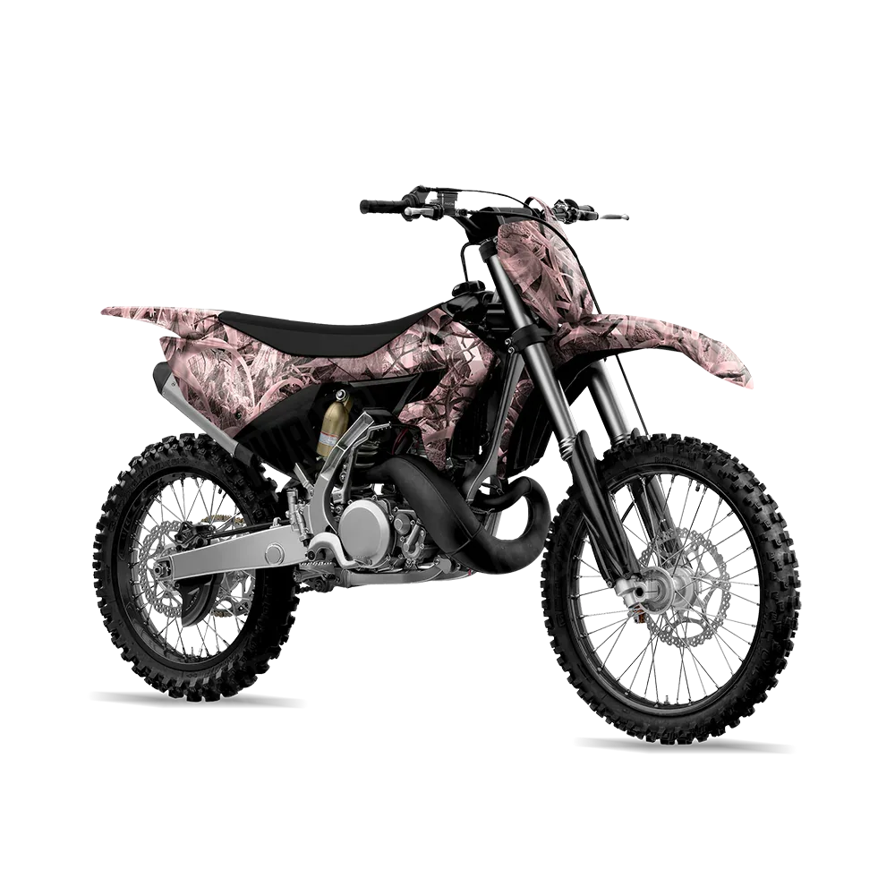 Nature Pink Grassland Dirt Bike Wraps