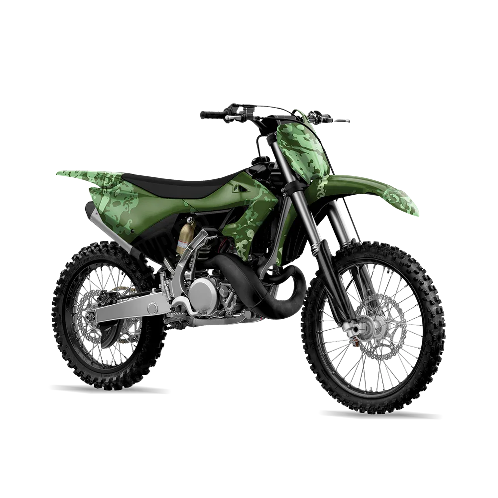 Pasted Pistachio Dirt Bike Wraps
