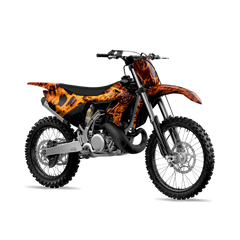 Prym1 Camo Fire Storm Dirt Bike Wraps