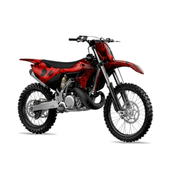 Prym1 Camo Red Hunt Dirt Bike Wraps