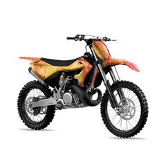 Realtree WAV3 Solar Blaze Dirt Bike Wraps