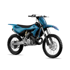 Realtree WAV3 Standard Blue Dirt Bike Wraps