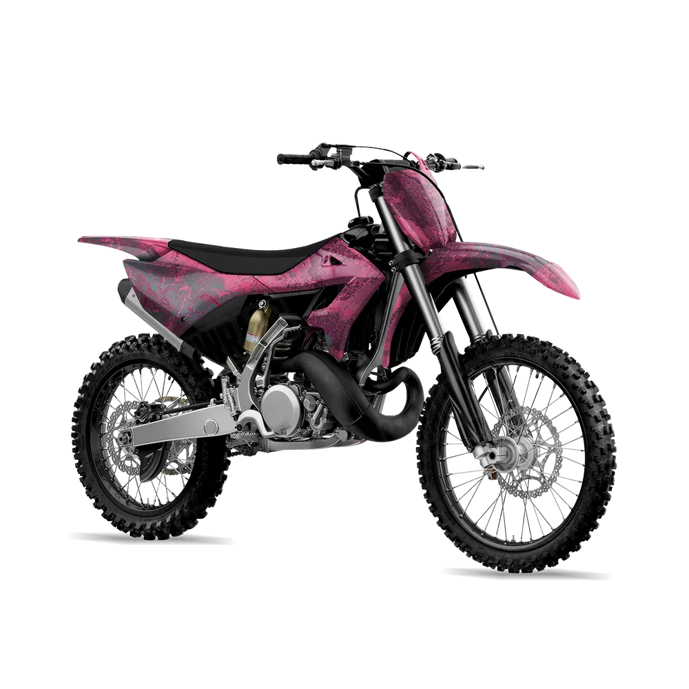 Realtree XTREME Dark Magenta Dirt Bike Wraps