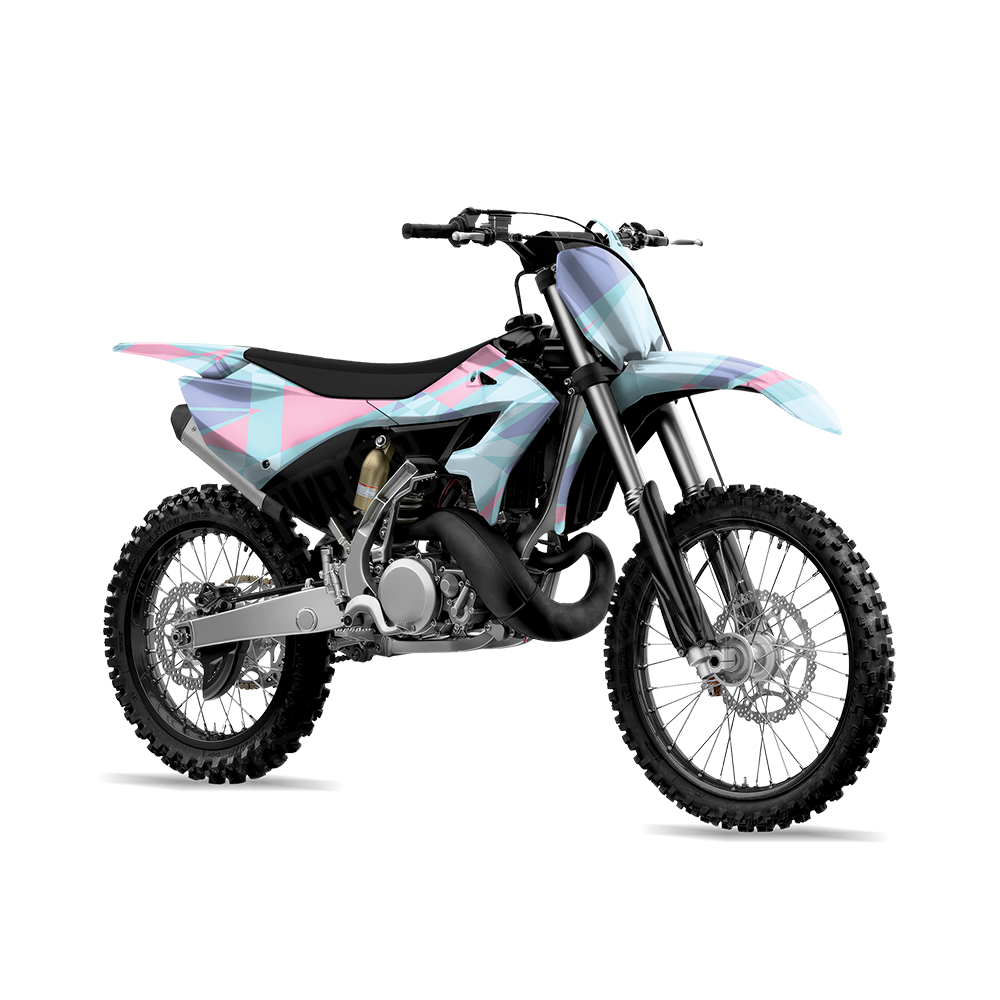 Sharp Cotton Candy Dirt Bike Wraps