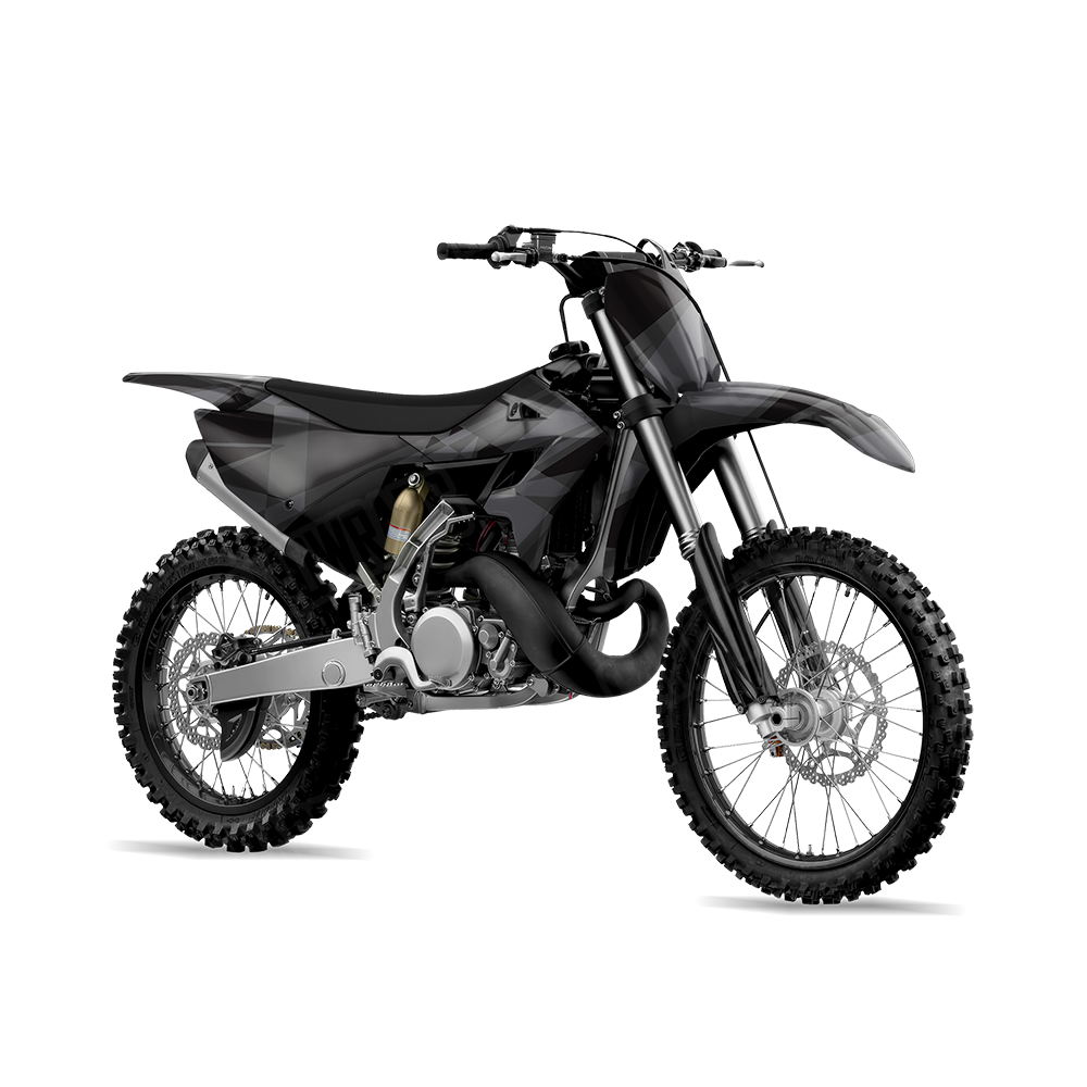 Sharp Elite Black Dirt Bike Wraps